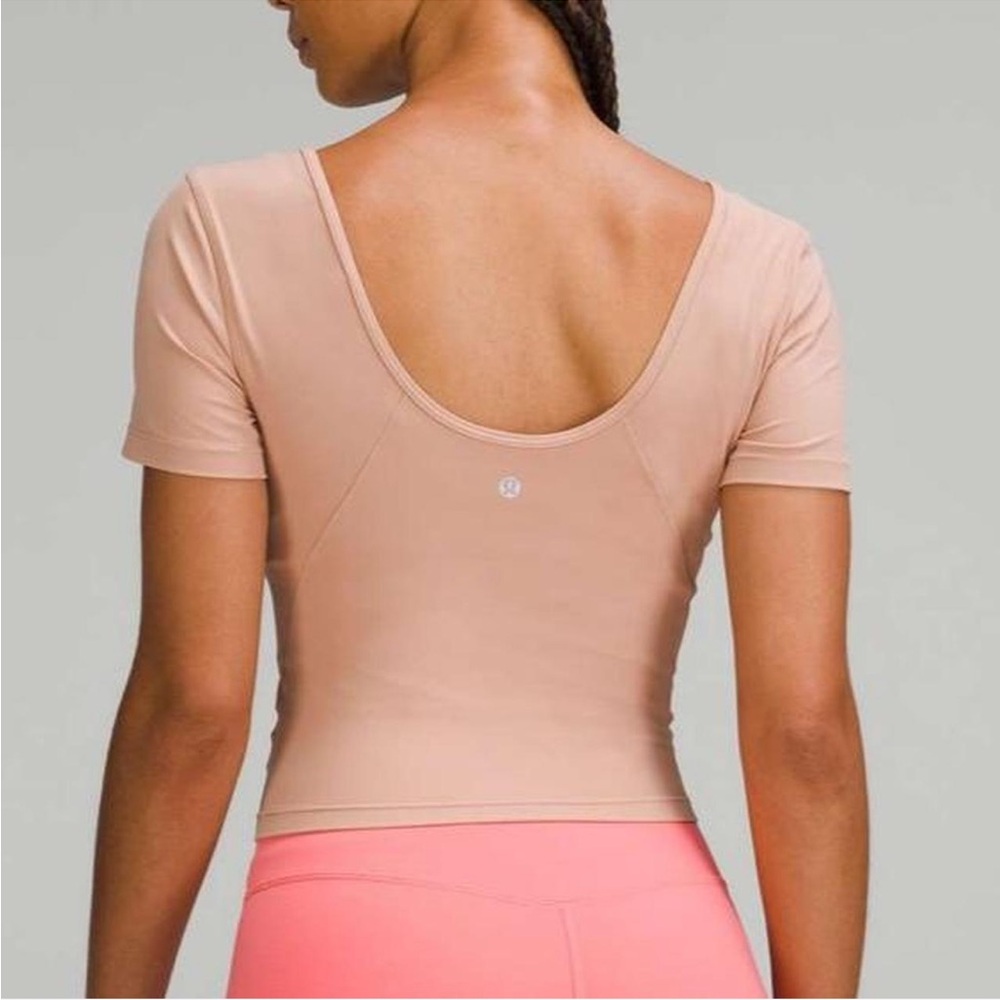 Lululemon align v neck crop top